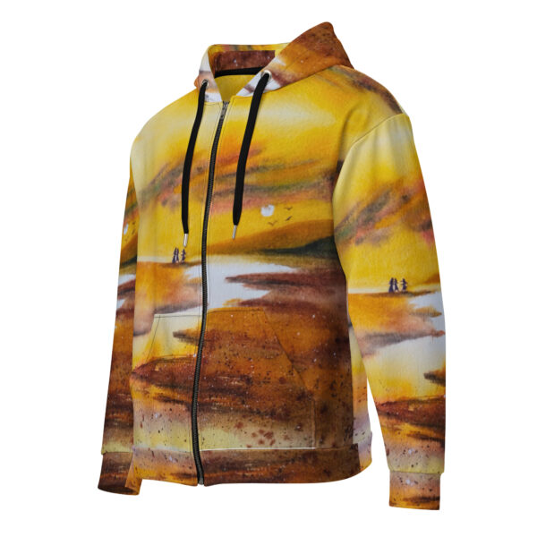 Unisex Zip-Hoodie – Bild 4