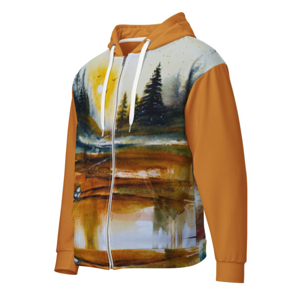 Unisex Zip-Hoodie – Bild 3