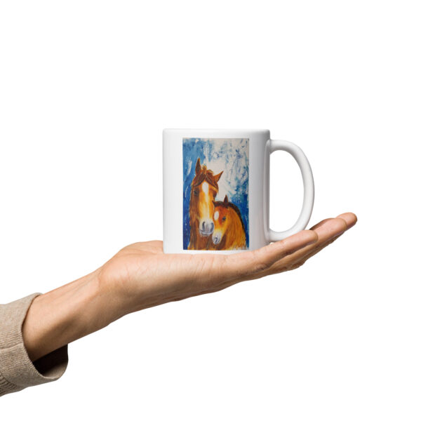 White glossy mug – Bild 2